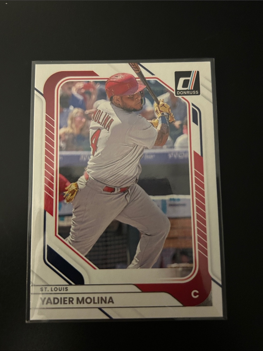 Donruss Yadier Molina Baseball Card - Red, White, Blue